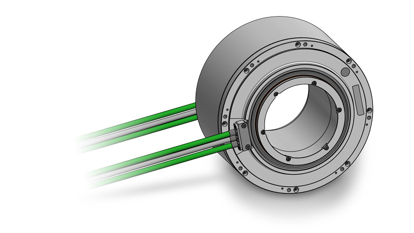 SPINNER combined data and power module 50W und 100mm inner space