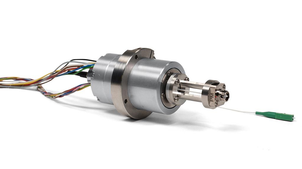 Motordriven fiber optic rotary joint